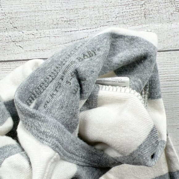 Burt’s Bees Henley Striped Romper - Picture 2 of 3